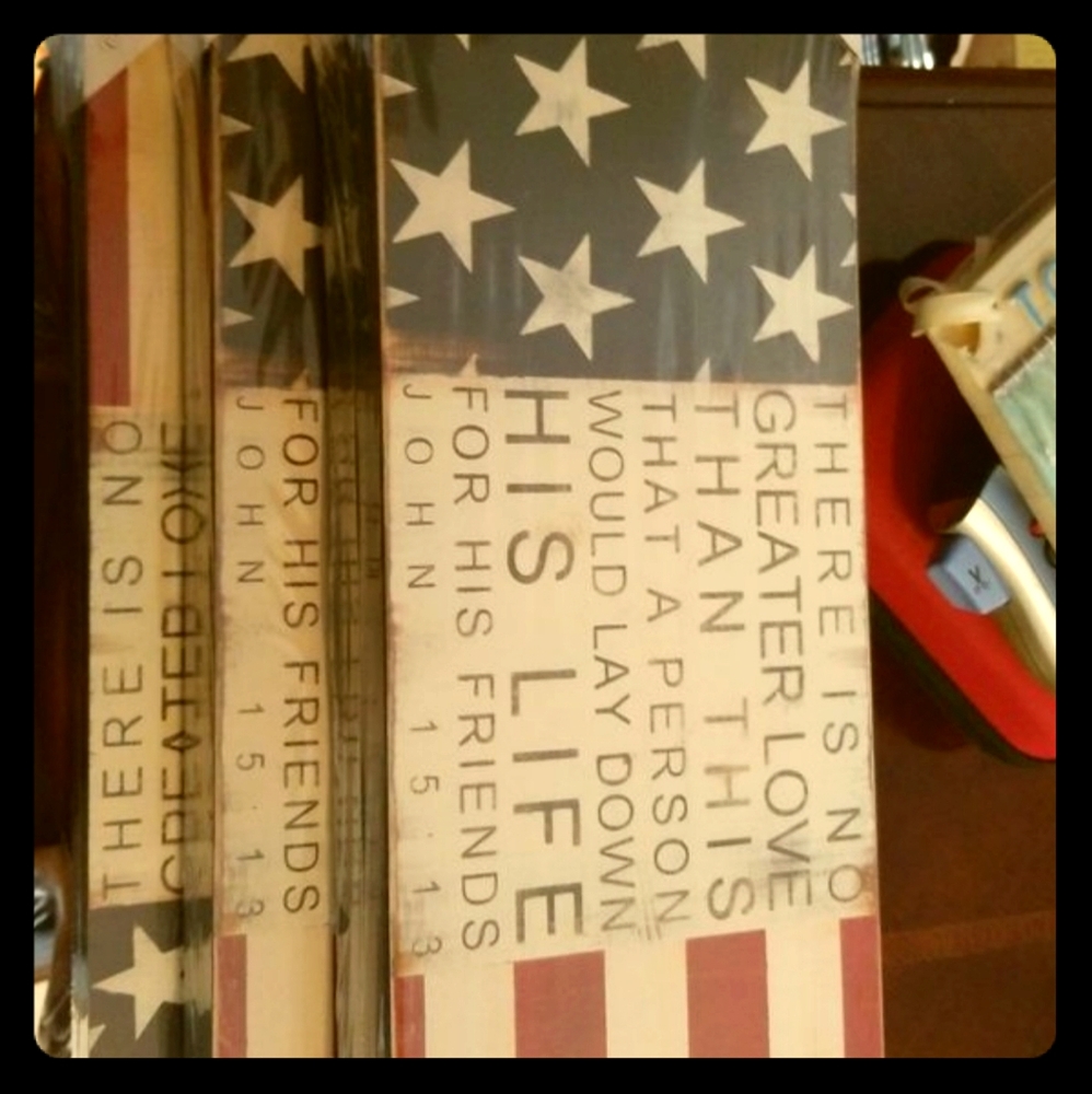 Wall art for veterans